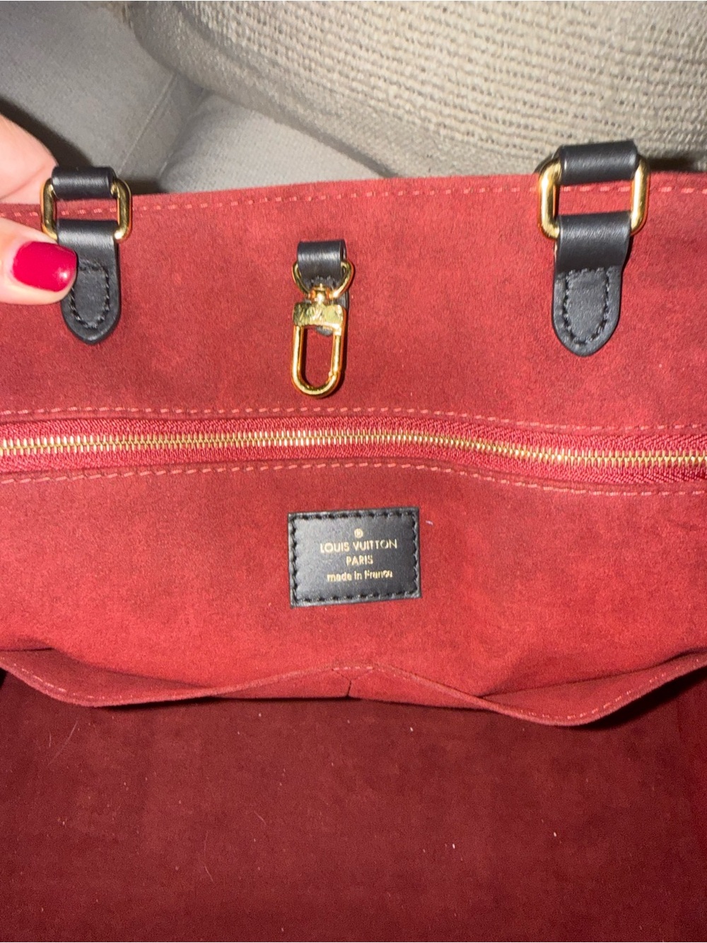 LIKE NEW!!! AUTHENTIC Louis Vuitton On The Go Empriente GM - Picture 5 of 7